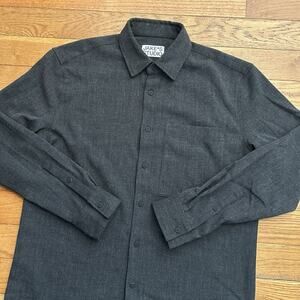 Jake*s Studio Heavyweight Casual Flannel Button Up Shirt Large